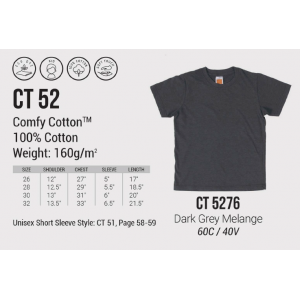[Cotton] Comfy Cotton Round Neck - CT52